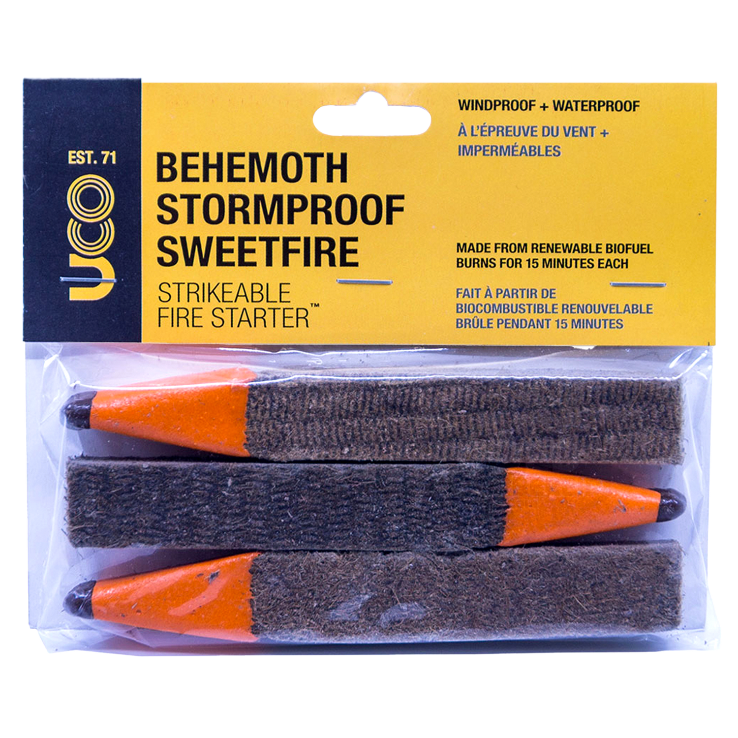 UCO Behemoth Stormproof Sweetfire Vuurstarter 3st