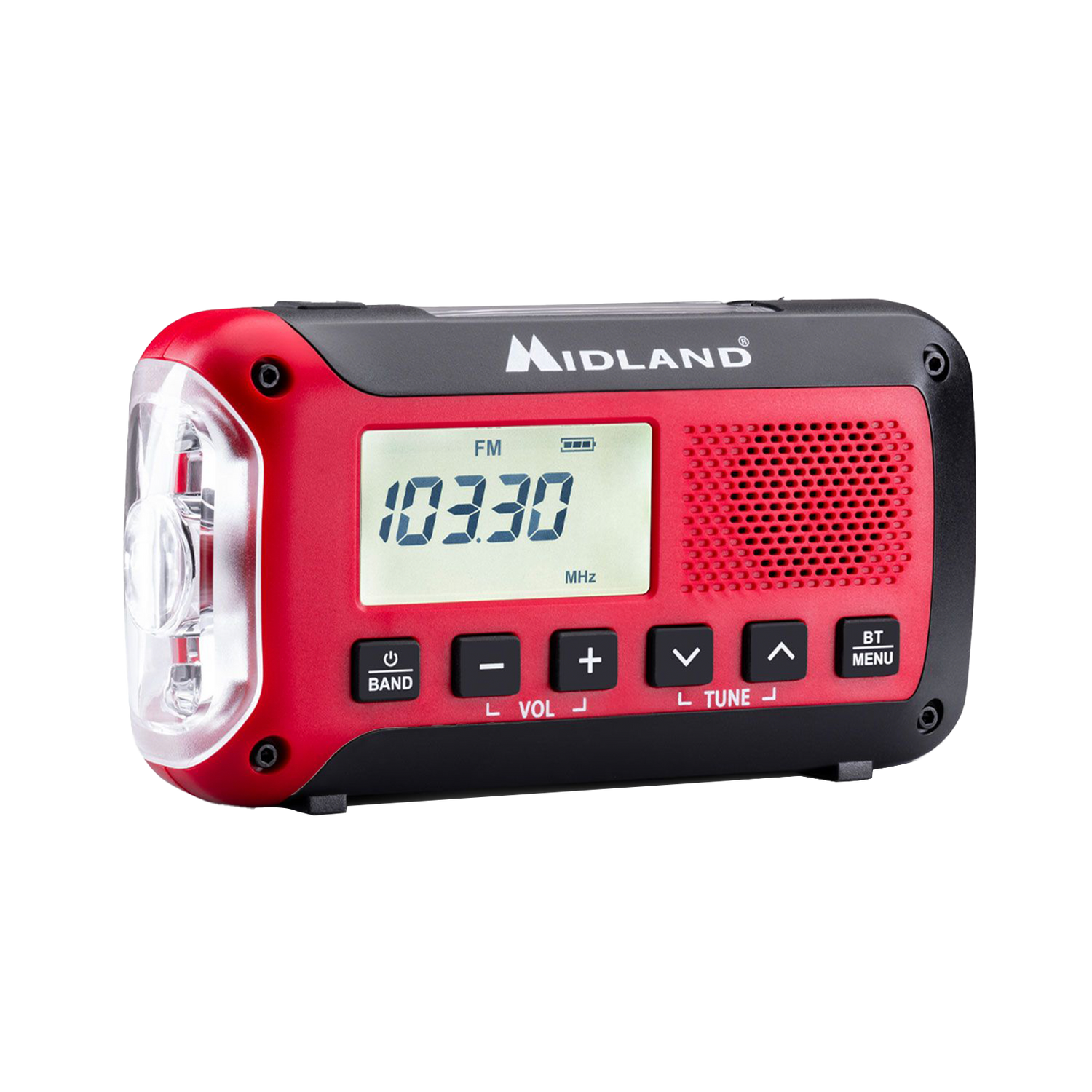 Midland ER250BT Multifunctionele noodradio (Powerbank, zaklamp, bluetooth speaker)
