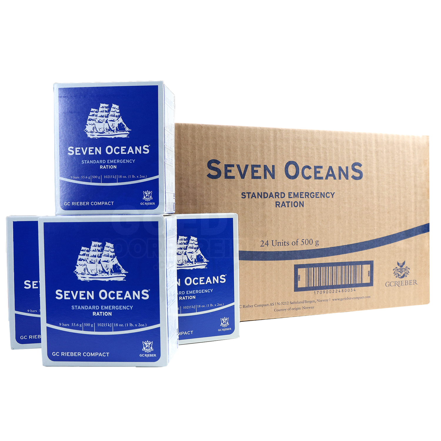 Seven Oceans Noodrantsoen Pakket 24x500g
