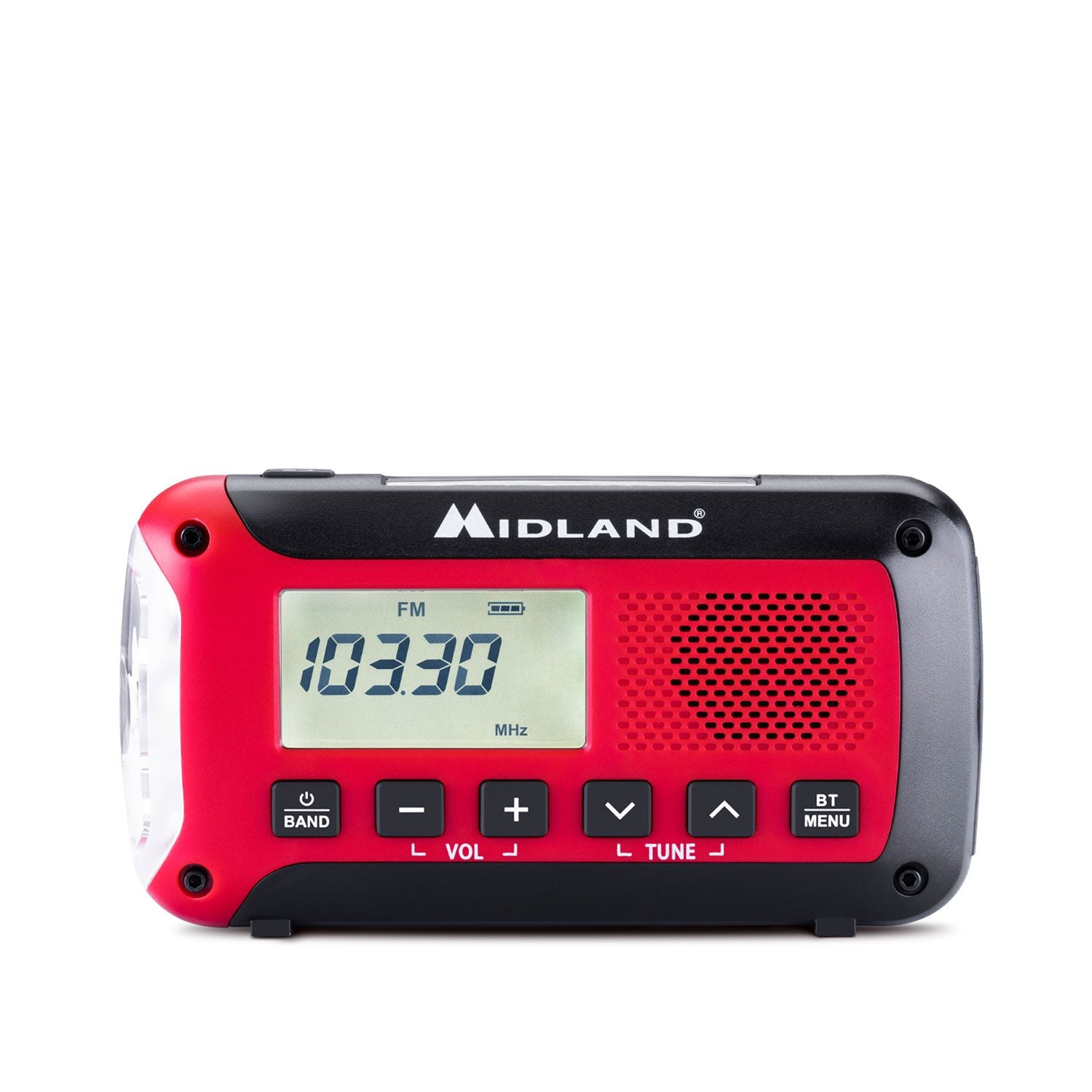 Midland ER250BT Multifunctionele noodradio (Powerbank, zaklamp, bluetooth speaker)