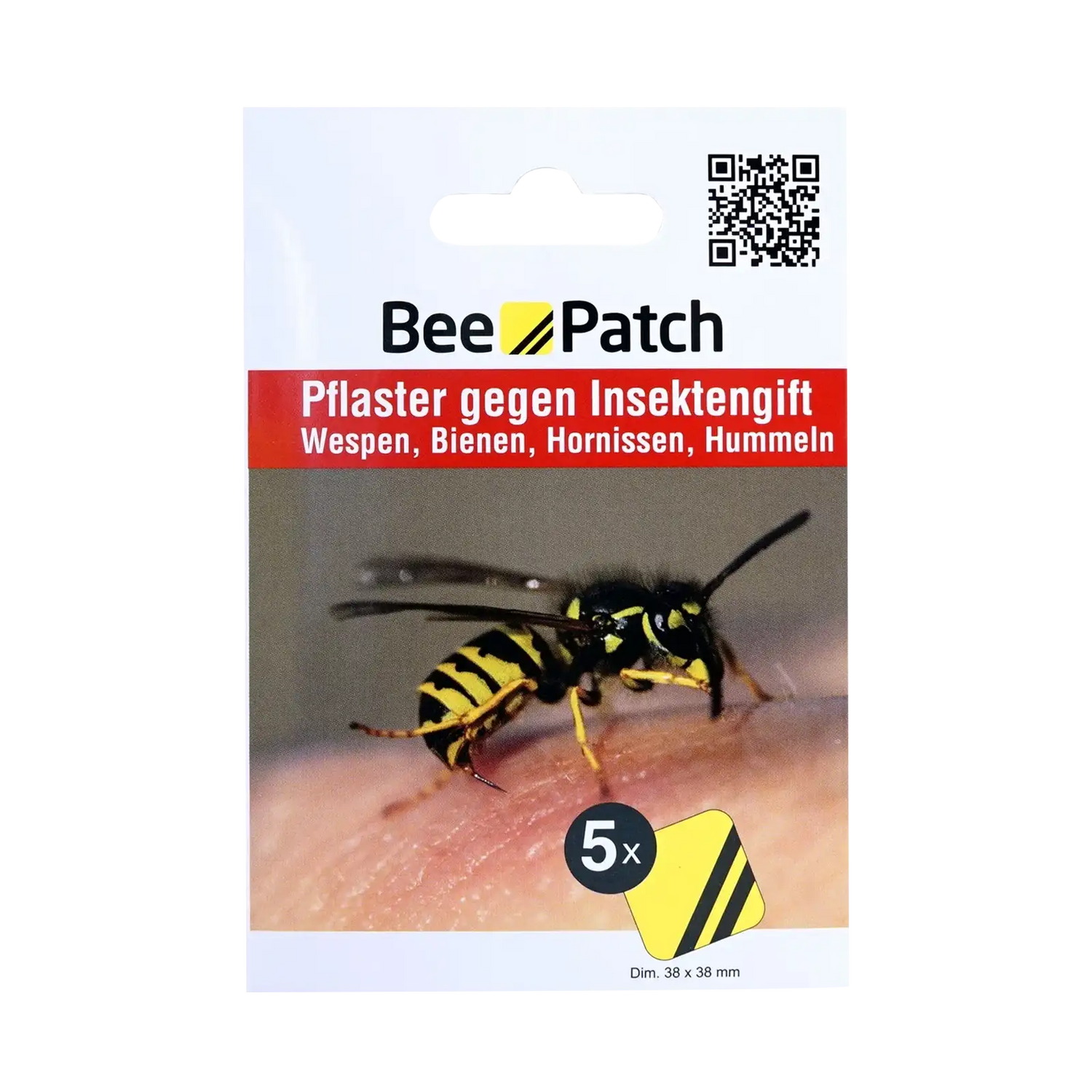 Bee-Patch pleisters tegen insectengif