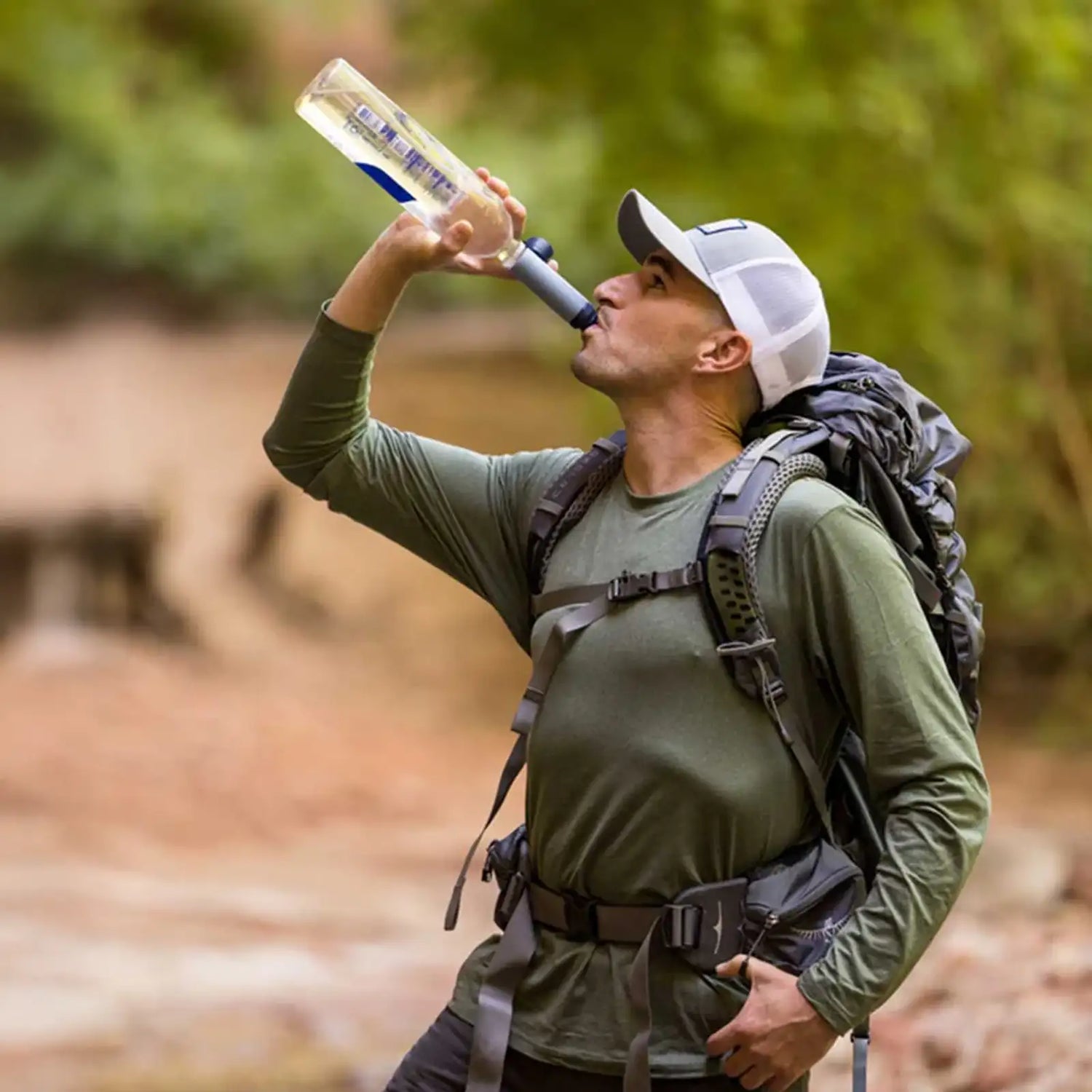 LifeStraw Peak Series Solo Blue Rasperry